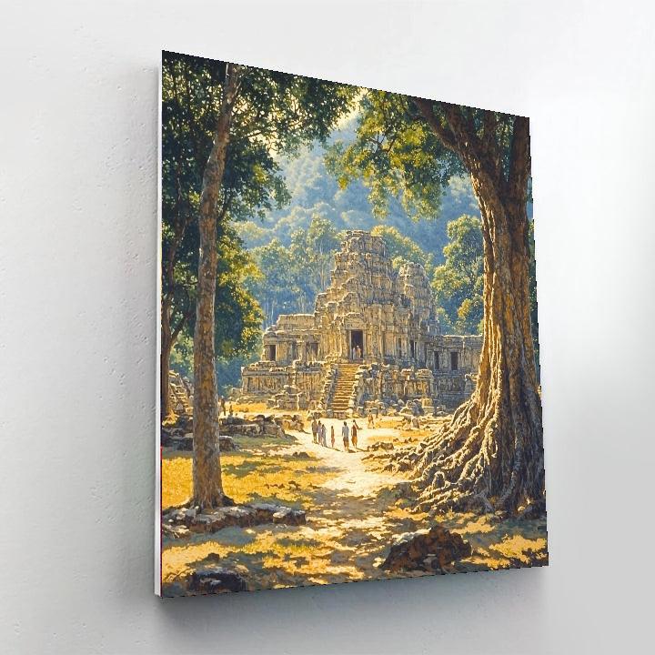 Ta Prohm Temple Paint By Color