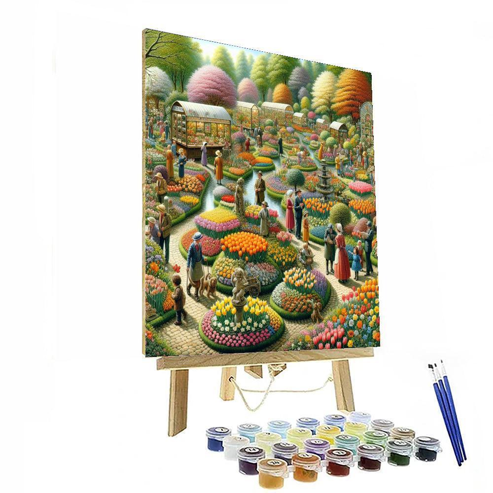 Harrogate Spring Flower Show Painting By Numbers Kit