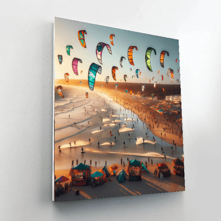 The Kitesurfing Festival - Tarifa, Spain Paint By Numbers Kits