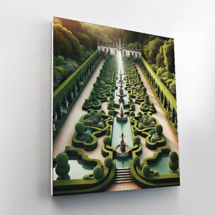 Elegant Baroque Garden Paint By Numbers Kits