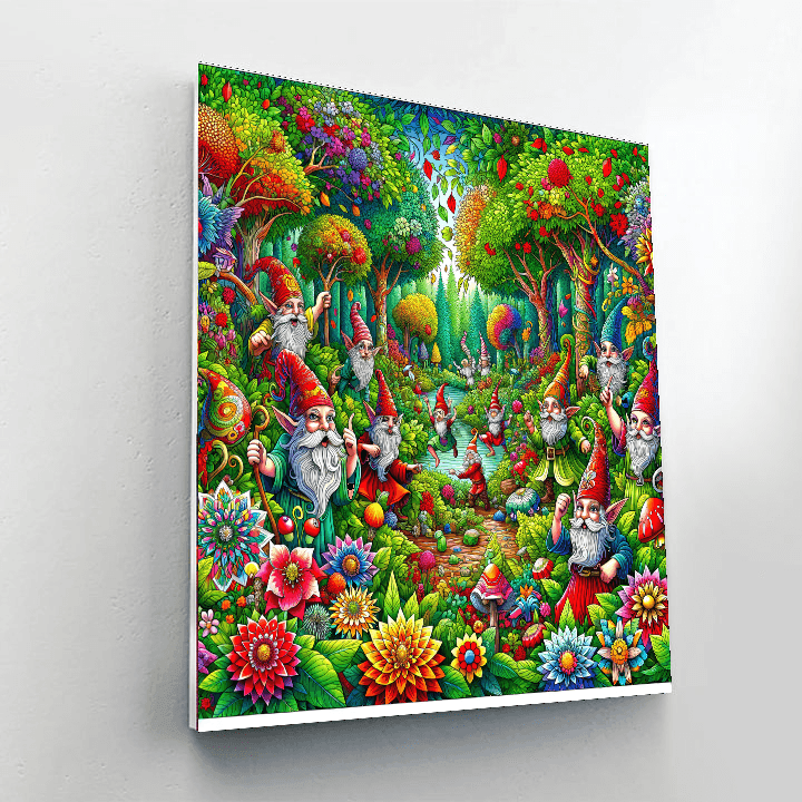 Folk Tale Forest DIY Paint By Numbers