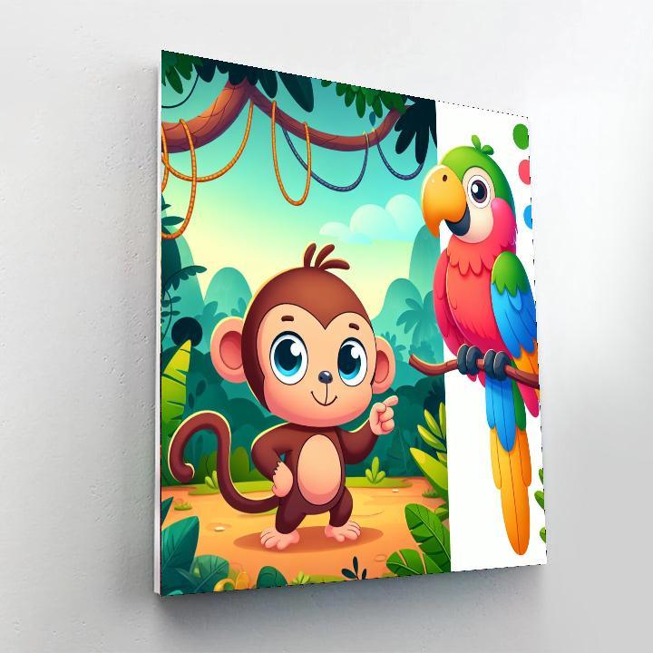 Rainforest Quest Paint By Numbers Art