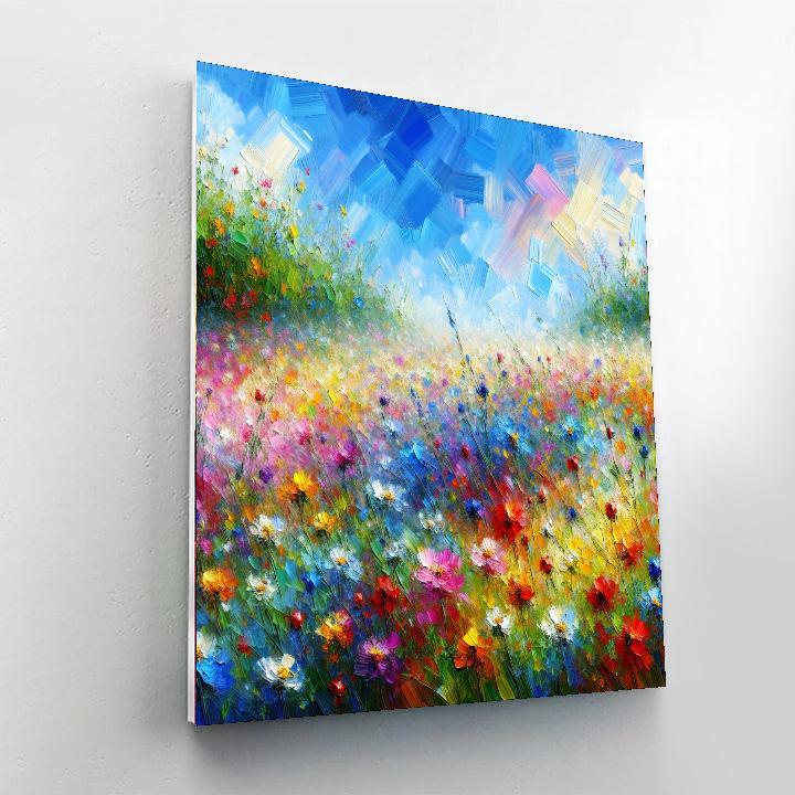Wildflower Meadow Symphony Painting By Numbers Kit