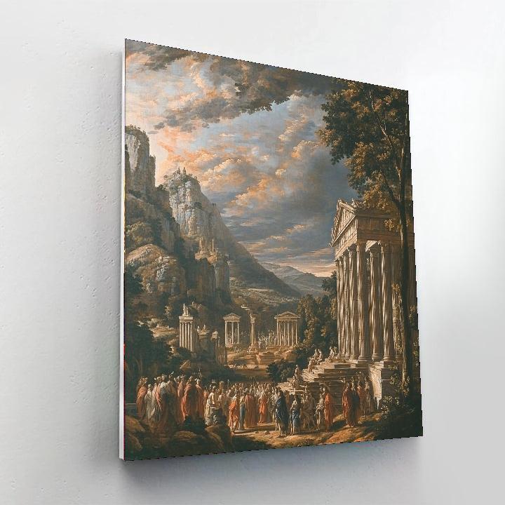 Poussin Inspired Ancient Greek Myths  Paint By Numbers