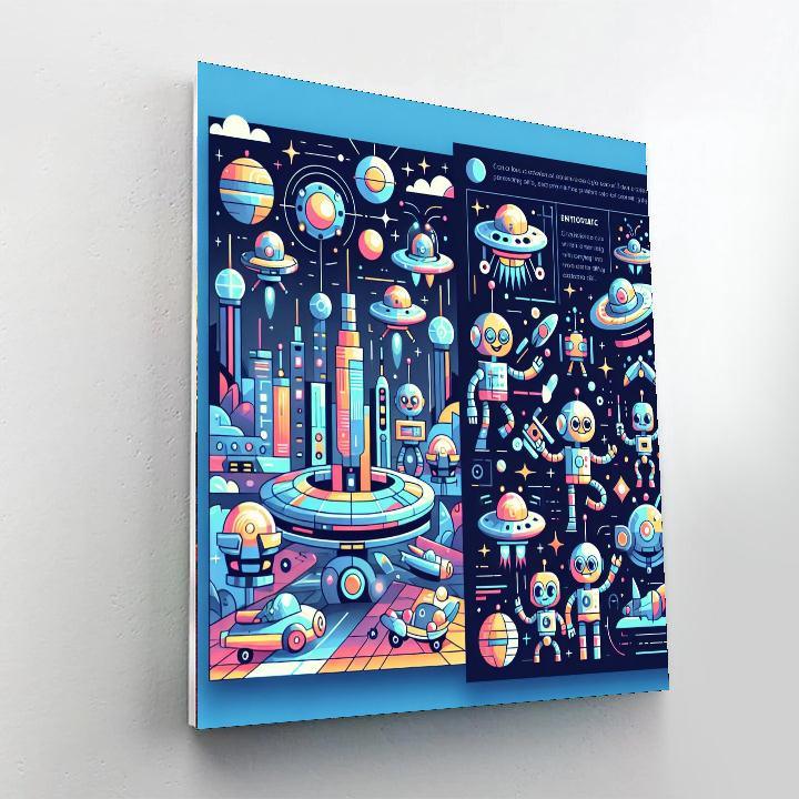 Fantastic Robot Quest Paint By Number