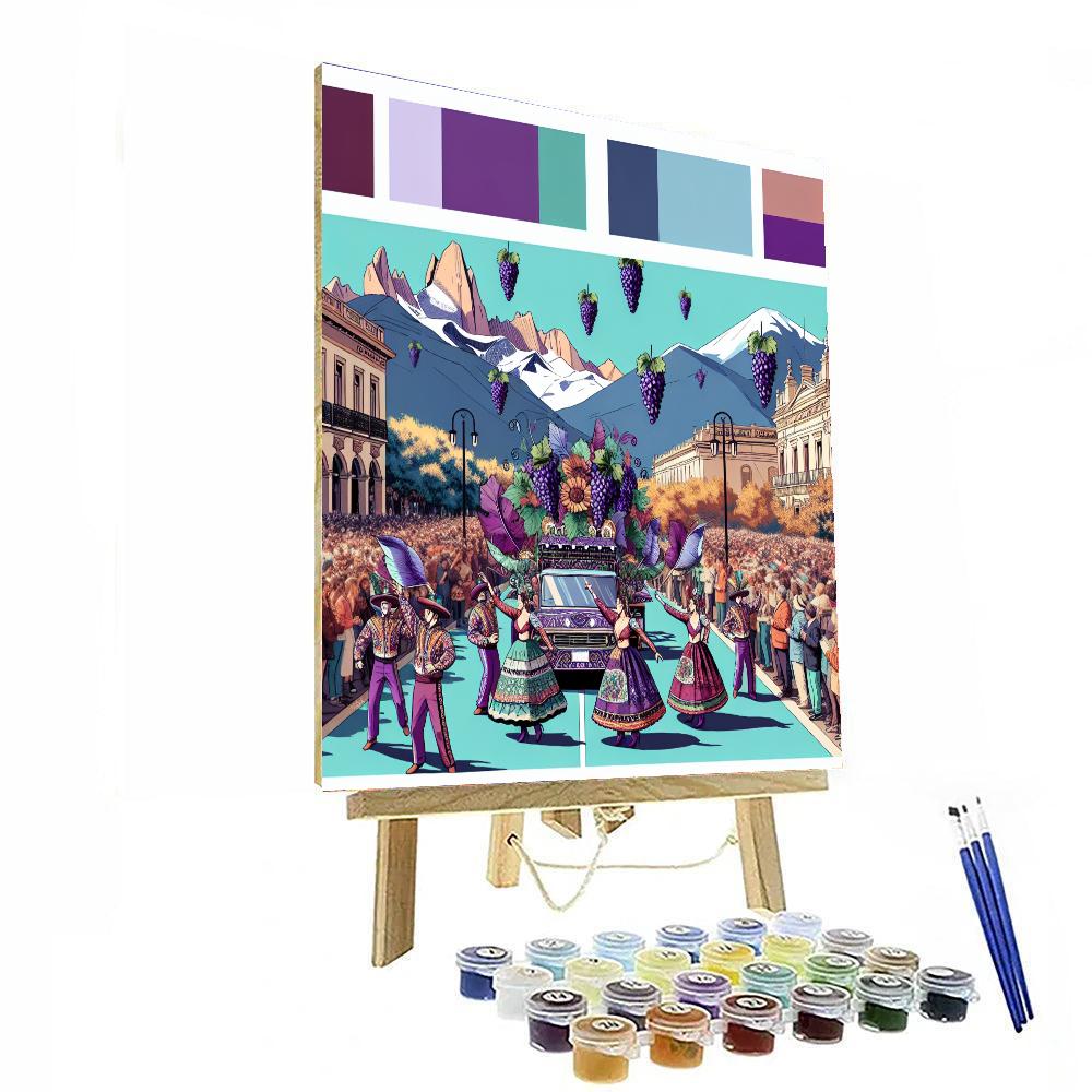 Fiesta Nacional De La Vendimia - Mendoza, Argentina Numbered Painting Kits