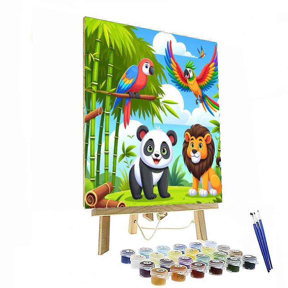 Adventurous Animals Paint By Numbers Kits