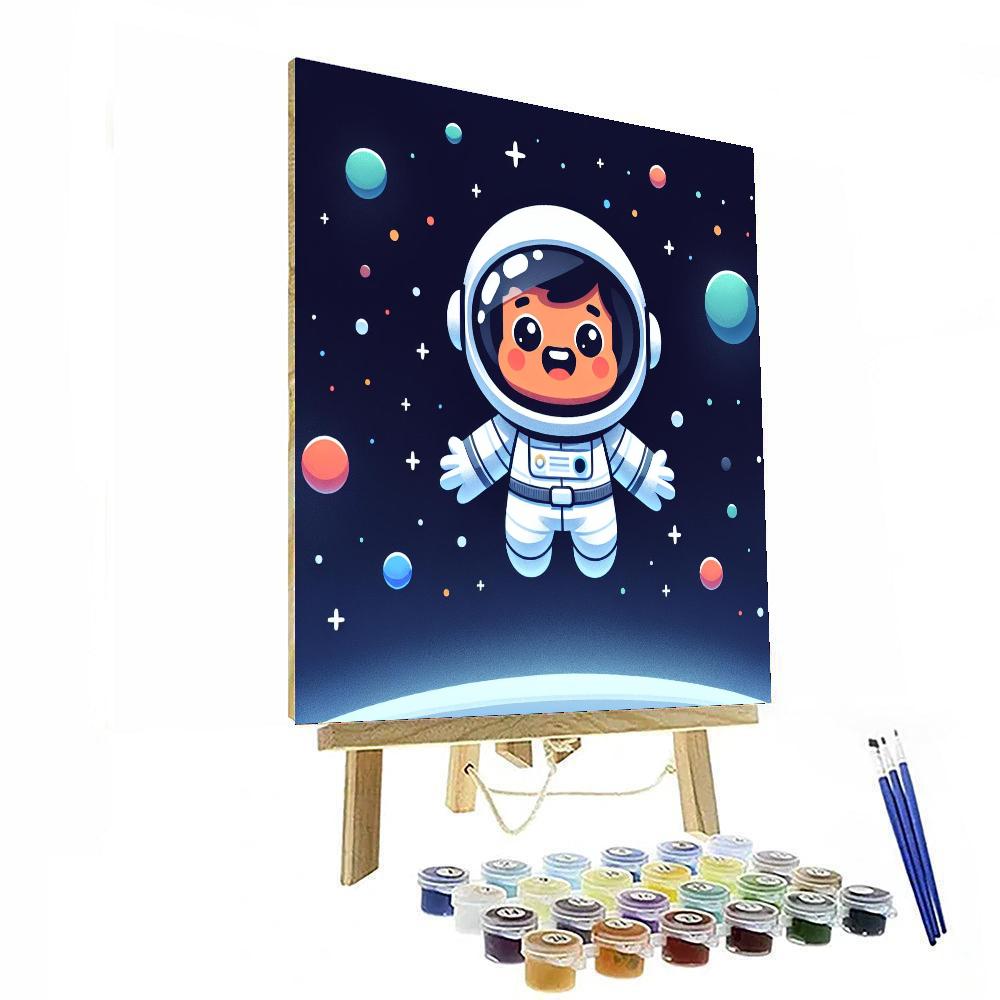 Astronaut Dreamers DIY Paint By Numbers