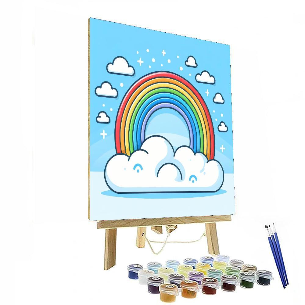 Dreamy Rainbow Paint By Numbers Kits