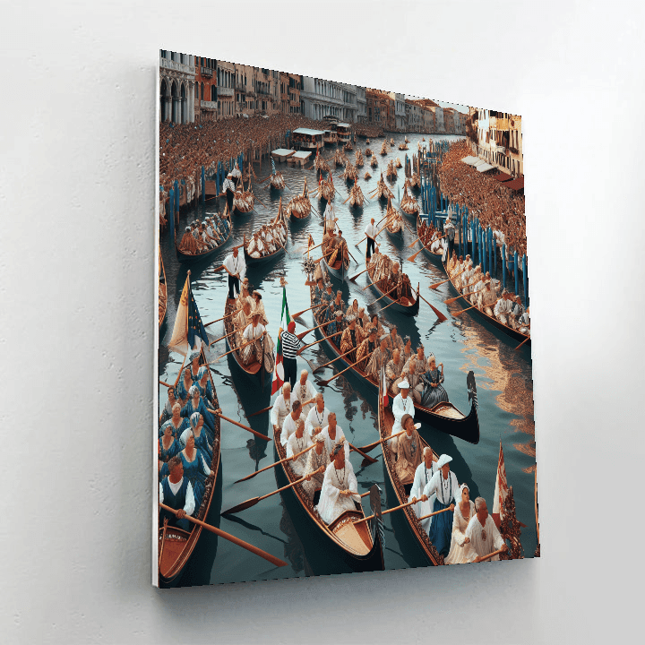The Venetian Regata Storica Number Painting