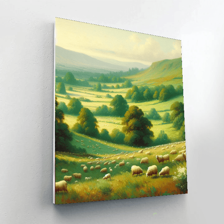 Countryside Tranquility Paint By Numbers Art