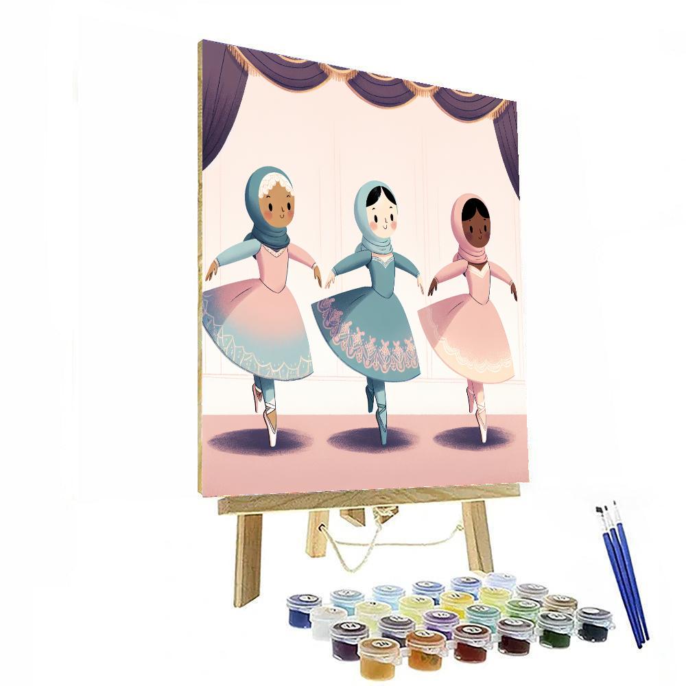Ballet Stars Performance Paint By Numbers Art