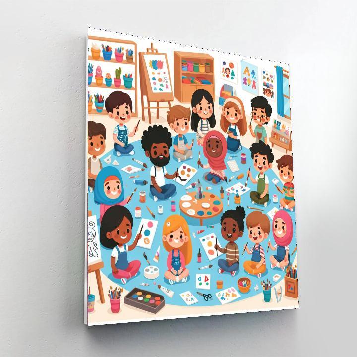 Artistic Imagination Painting Number Kit