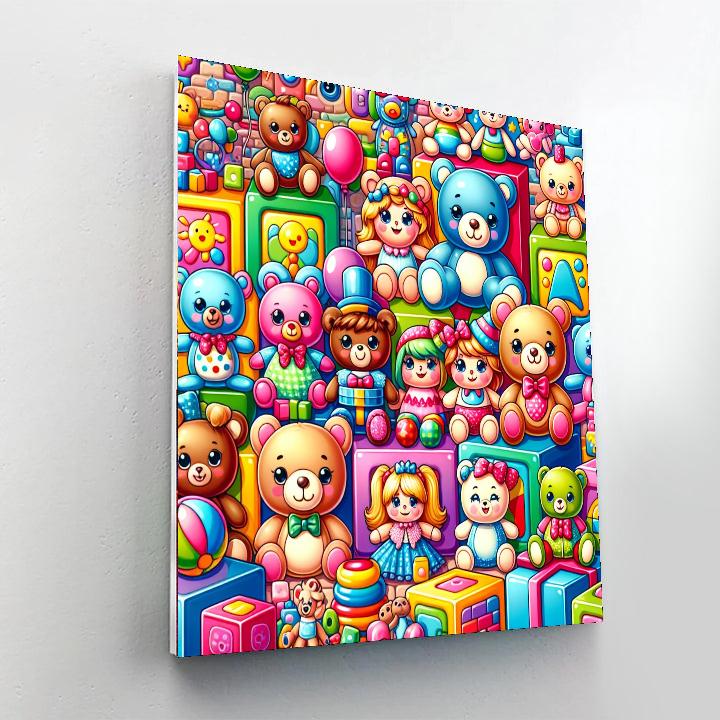 The Magical Toyland Adventure DIY Paint By Numbers