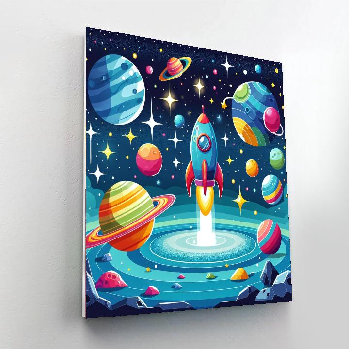 Galaxy Adventure Explorer Painting Number Kit
