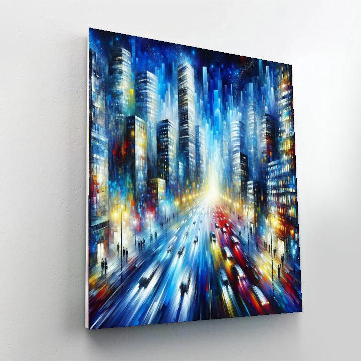 Dynamic Urban Vibes Paint By Numbers Art