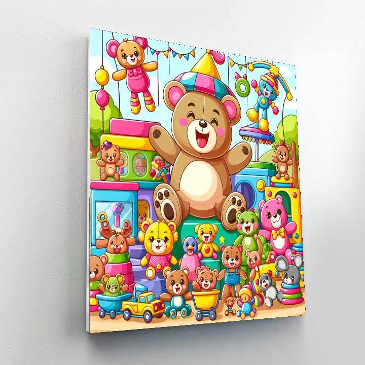 Whimsical Toyland Adventure Paint By Numbers Kits
