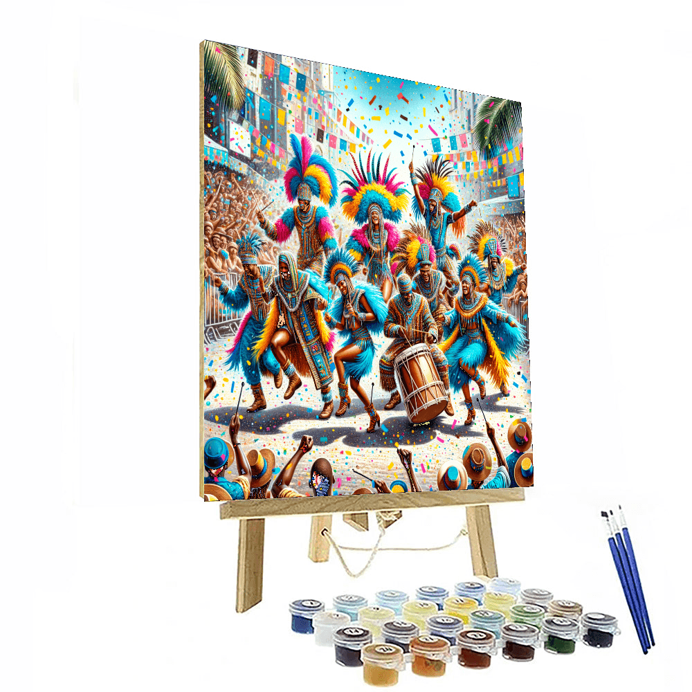 Junkanoo Festival - Nassau, Bahamas Paint By Color