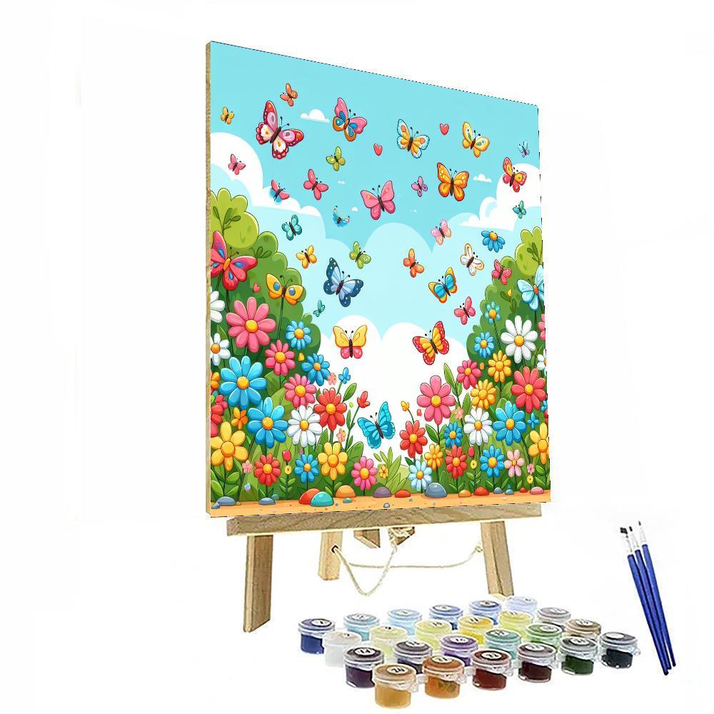 Brilliant Butterfly Garden Paint By Color