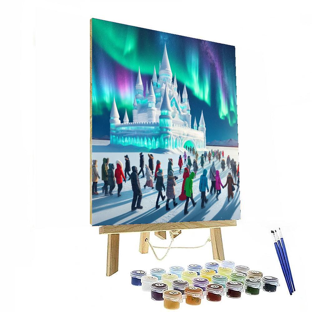 Snowking Winter Festival - Canada Painting Number Kit