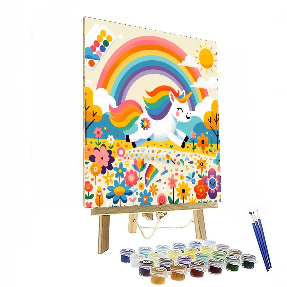 Unicorn Valley Paint By Numbers Art