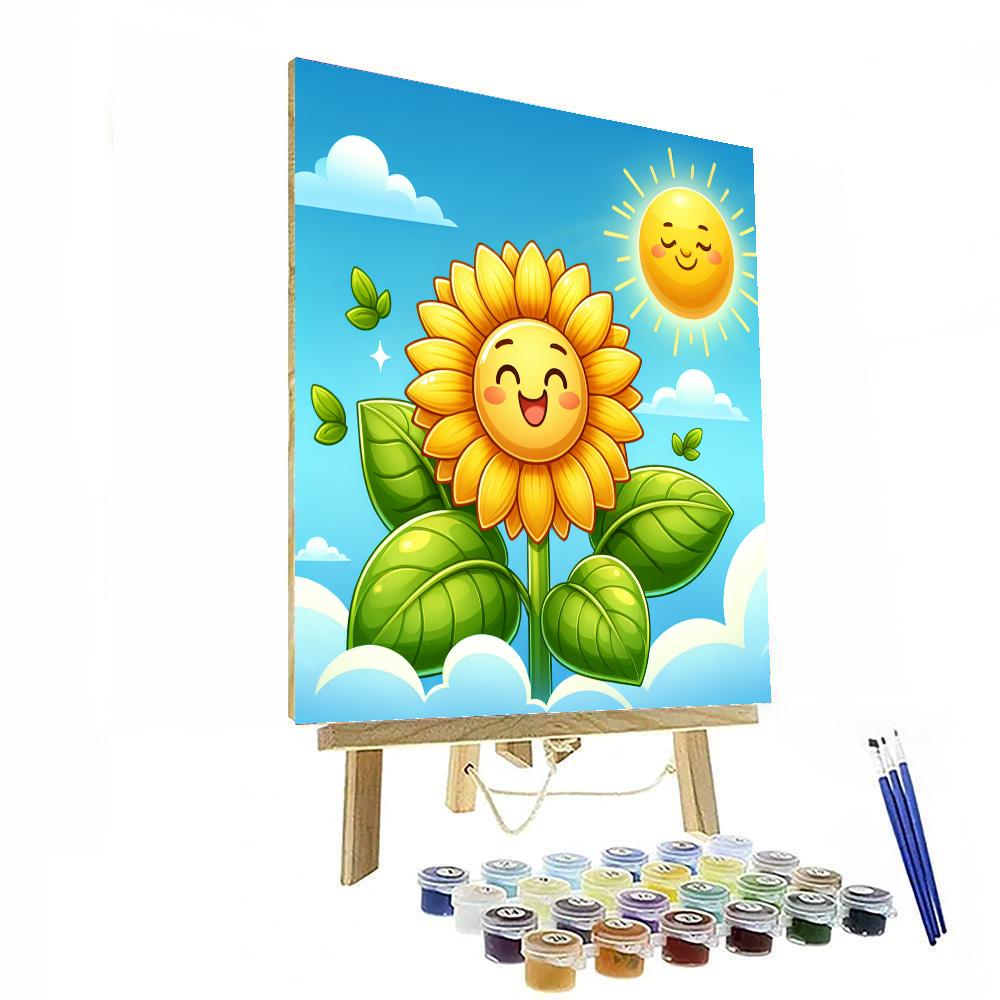 Bright Sunflower Buddy Paint By Numbers Kits