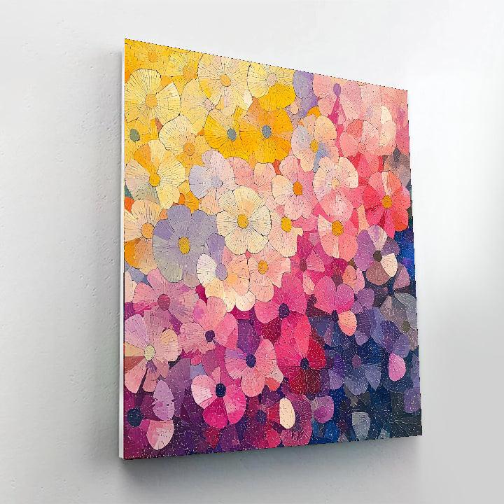 Georges Seurat Inspired Petals Of Imagination  Painting Number Kit