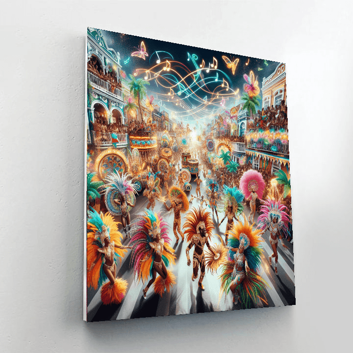 Willemstad Carnival - Curaçao Paint By Color