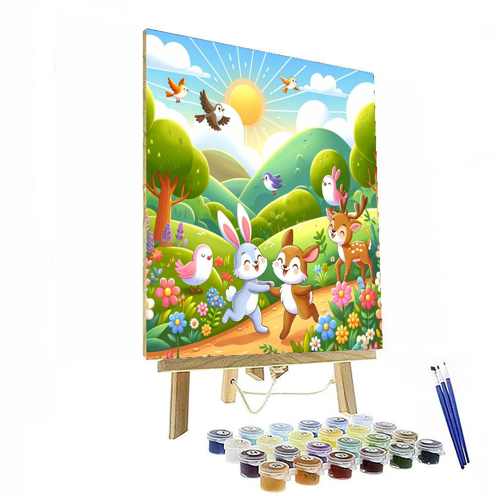 Happy Nature Walk Paint By Numbers Art