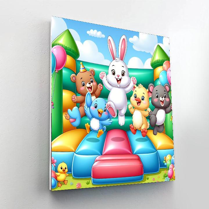 Bouncy Castle Adventure DIY Paint By Numbers