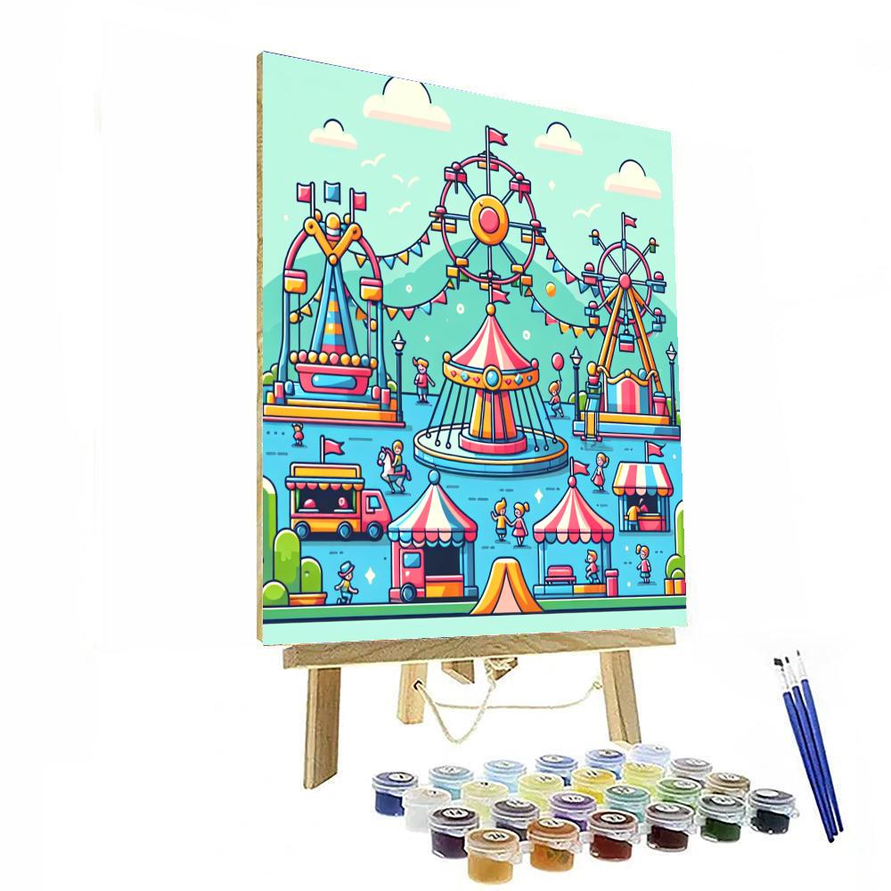 Summer Fair Spectacle Paint By Color