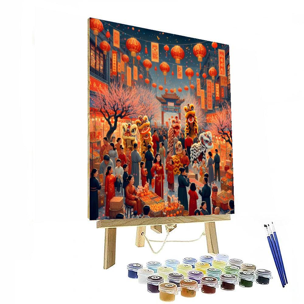 Tet Nguyen Dan (tet) - Vietnam Number Painting