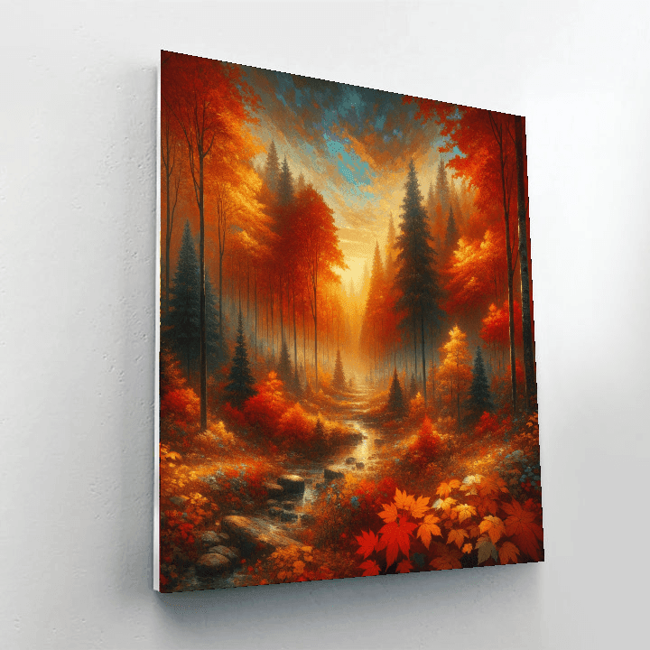 Fall Harvest Splendor Number Painting