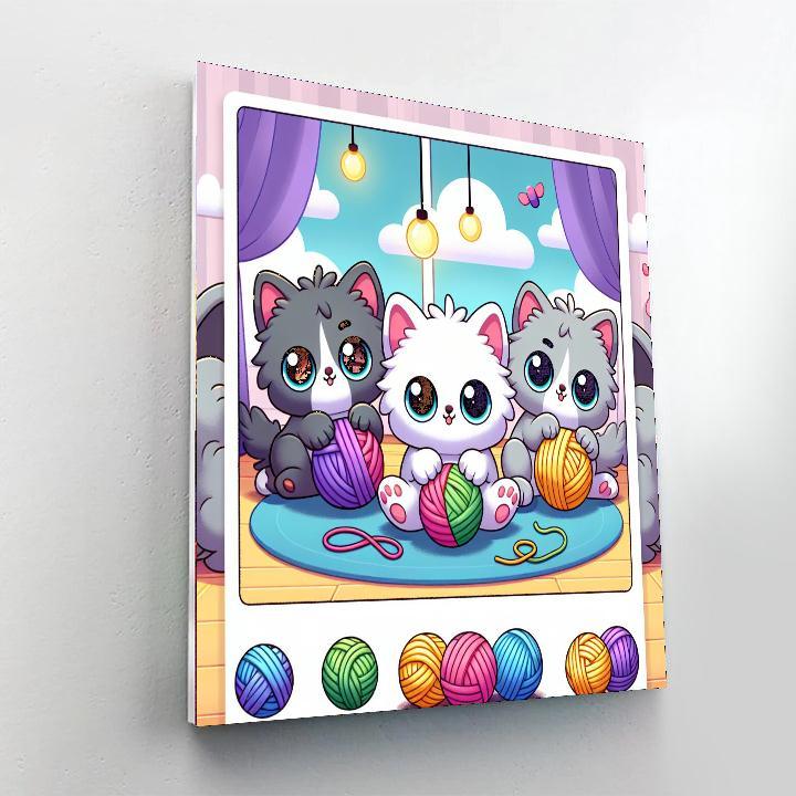 Cute Little Kittens Paint By Numbers Kits
