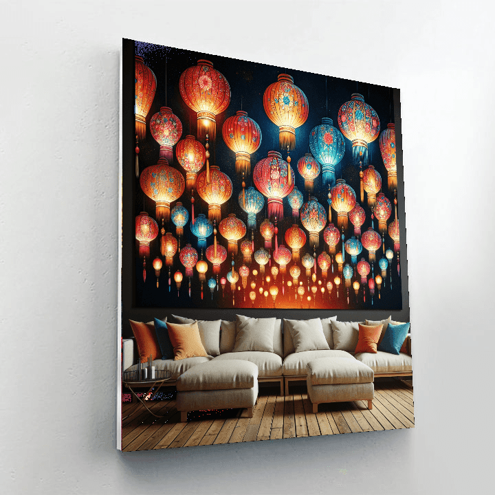 Festive Lantern Festival Painting Number Kit