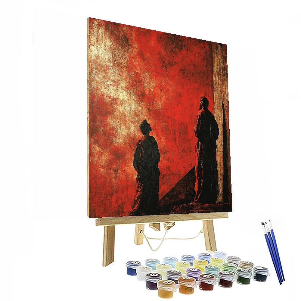 Caravaggio Inspired Textures Of Emotion  Number Painting