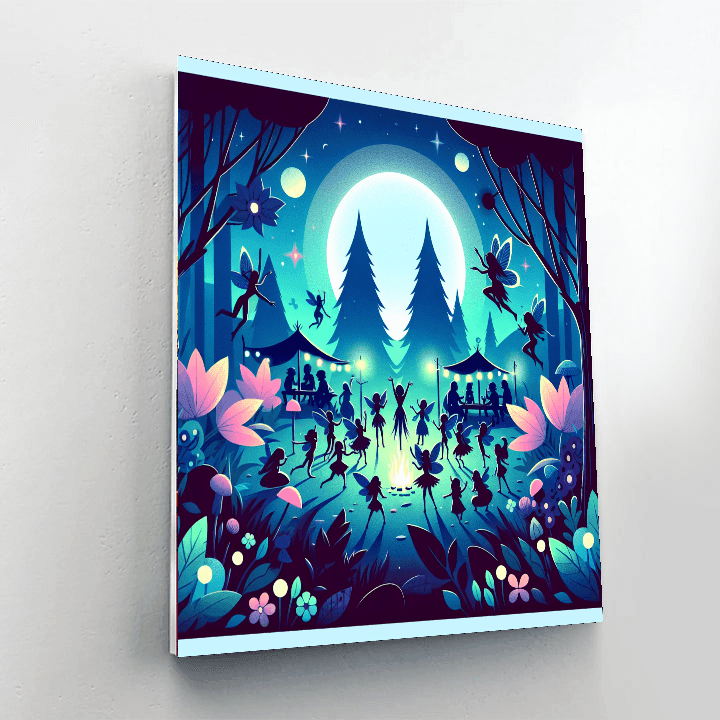 Secret Garden Party Number Painting