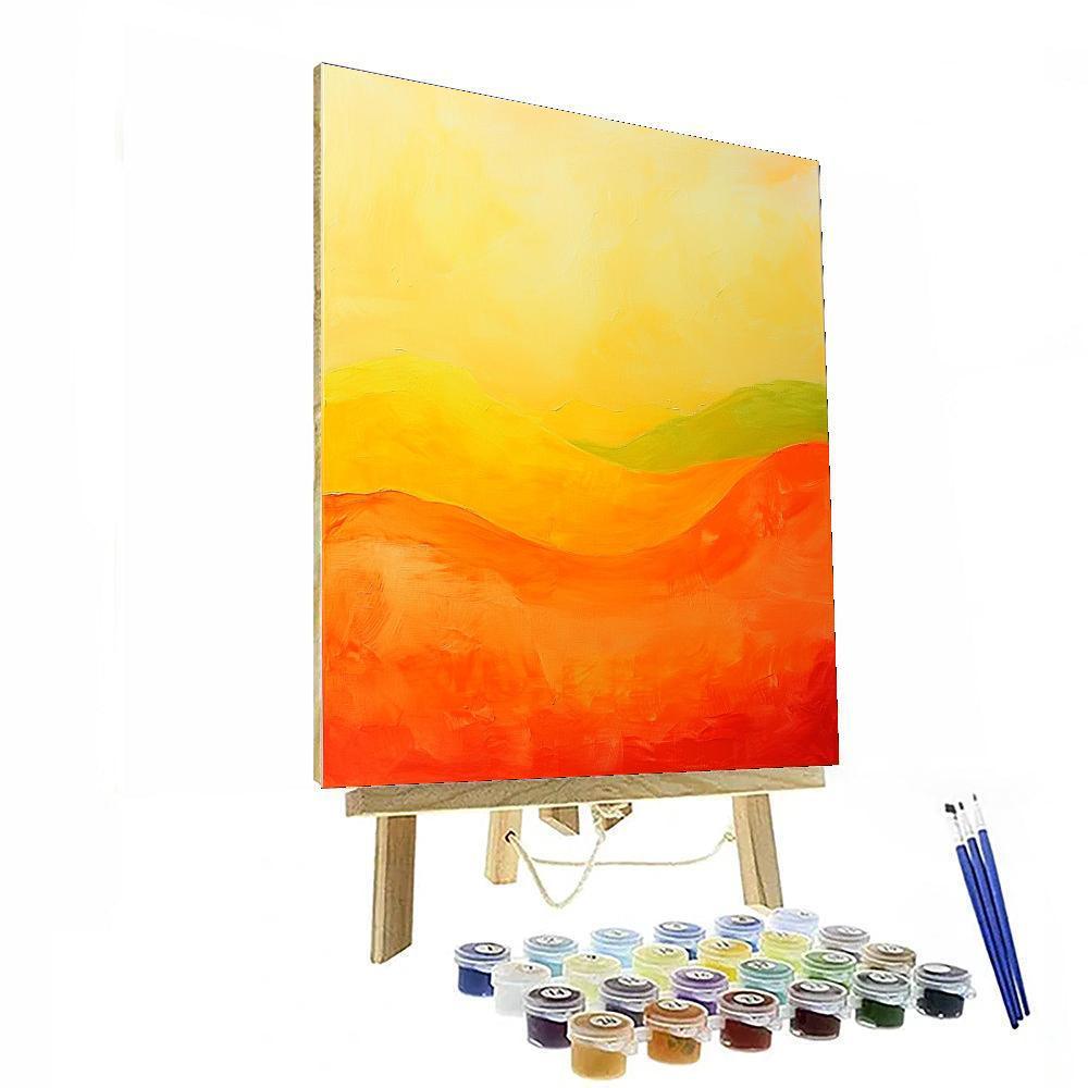 Mark Rothko Inspired Emerging Dawn  Painting By Numbers Kit