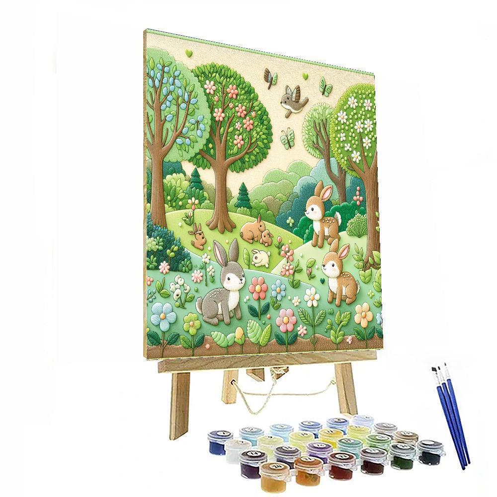 Enchanted Woodland Escape Numbered Painting Kits