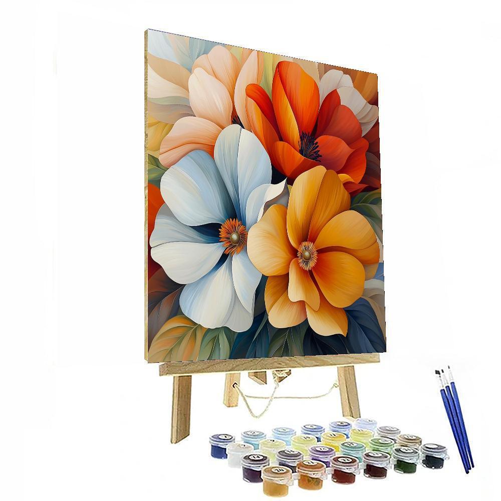 Georgia O'Keeffe Inspired Magical Flora  DIY Paint By Numbers