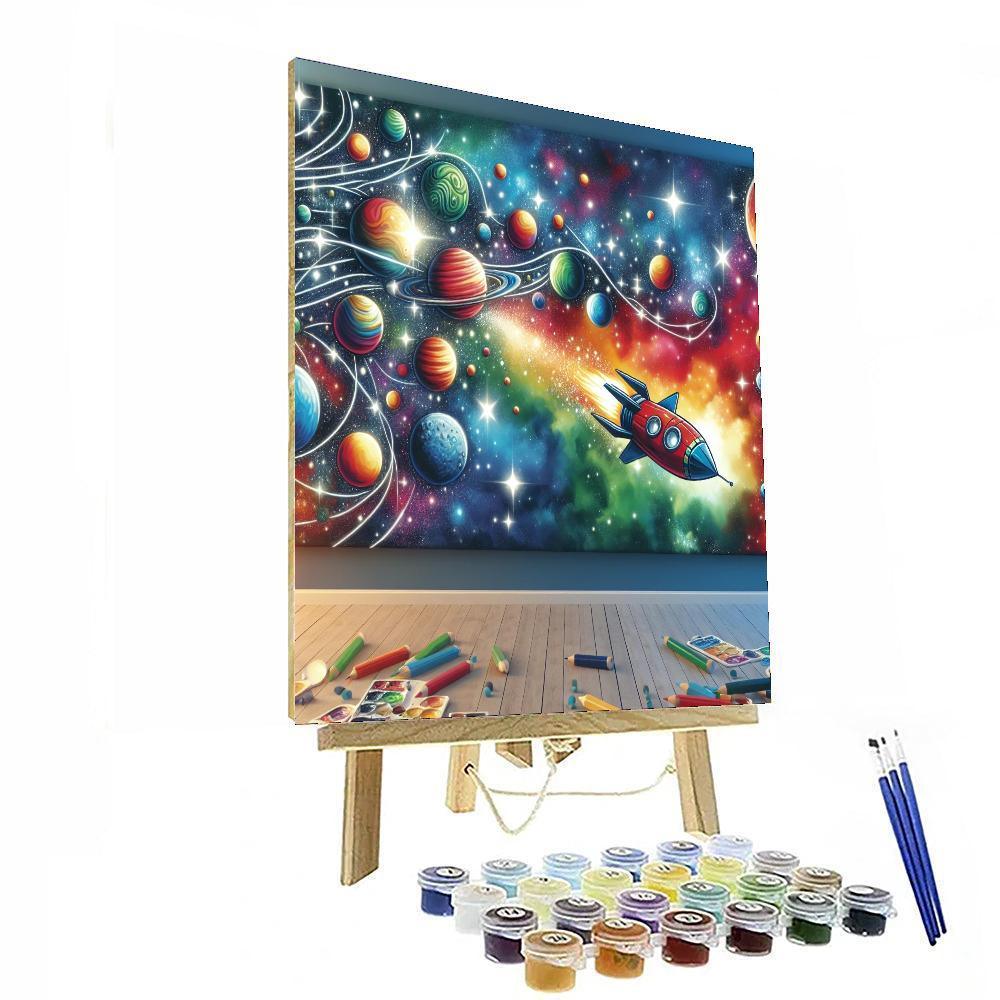 Incredible Space Exploration Numbered Painting Kits