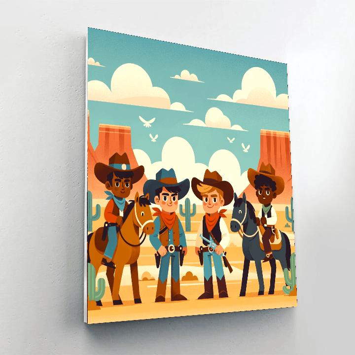 Wild West Wonders Paint By Color