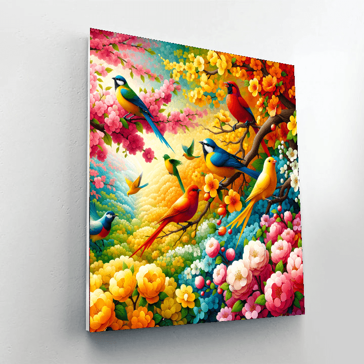 Birdsong Serenade DIY Paint By Numbers