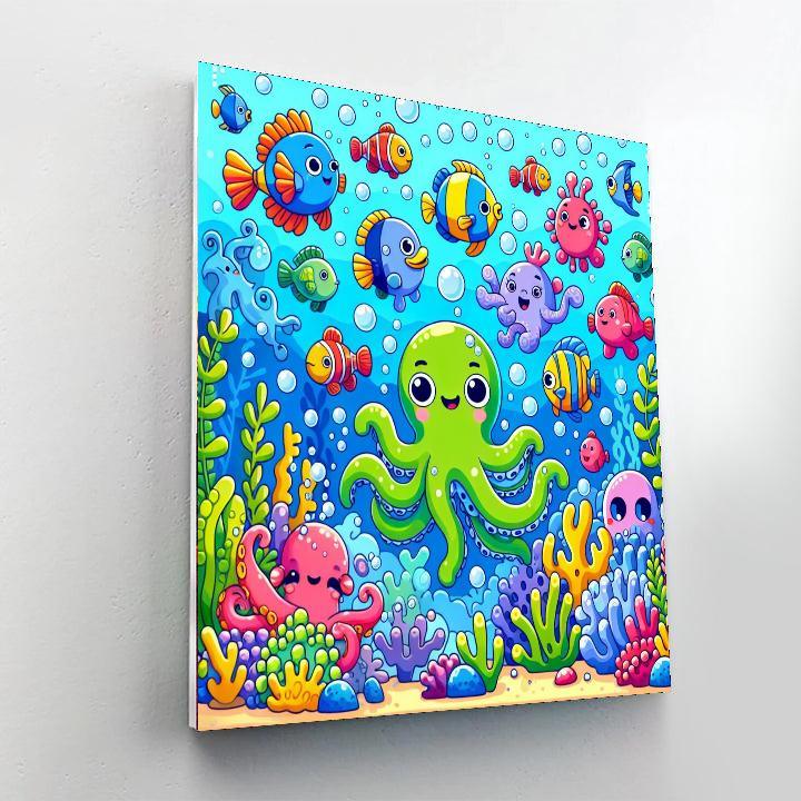 Explorers Of The Deep Sea Painting By Numbers Kit