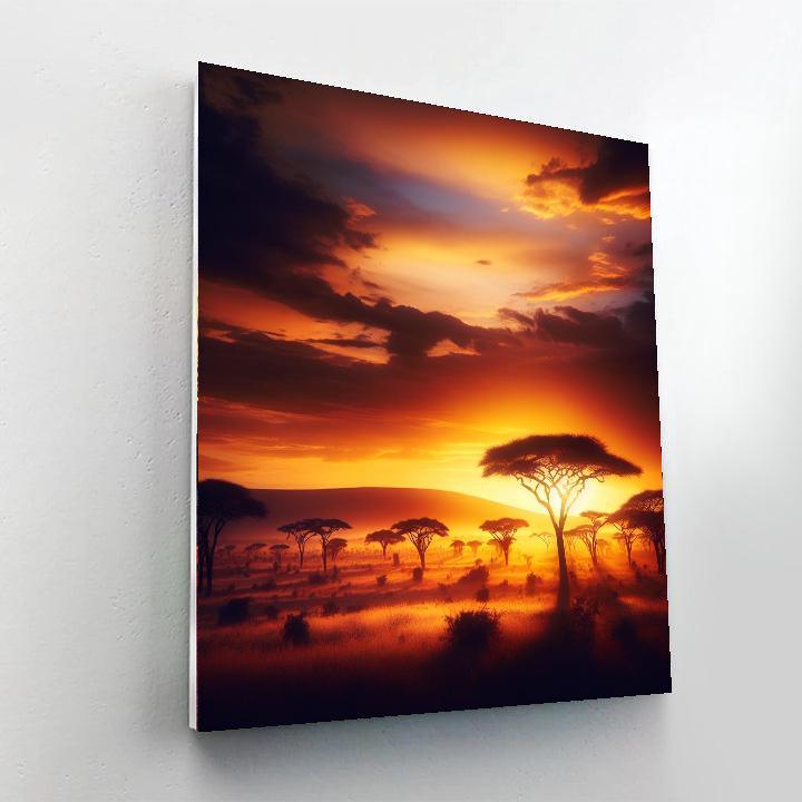 Savannah Sunset Expedition Numbered Painting Kits