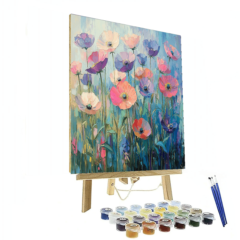 Claude Monet Inspired Dreamlike Petals  Paint By Color