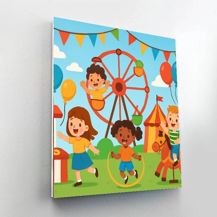 Happy Carnival Adventure Paint By Number