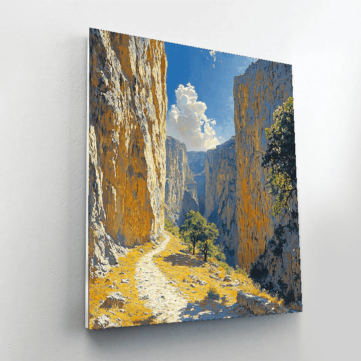 Samaria Gorge - Crete Numbered Painting Kits
