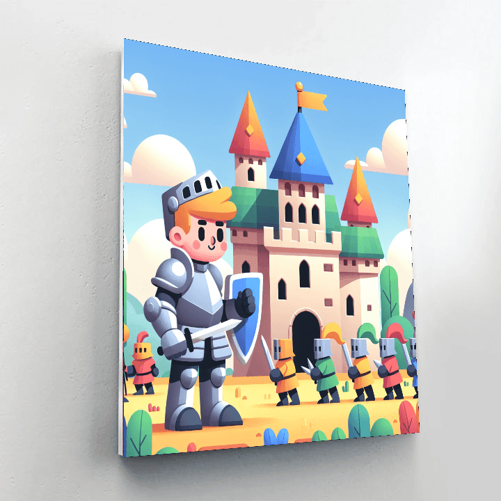 Castle Defense Strategy Paint By Number