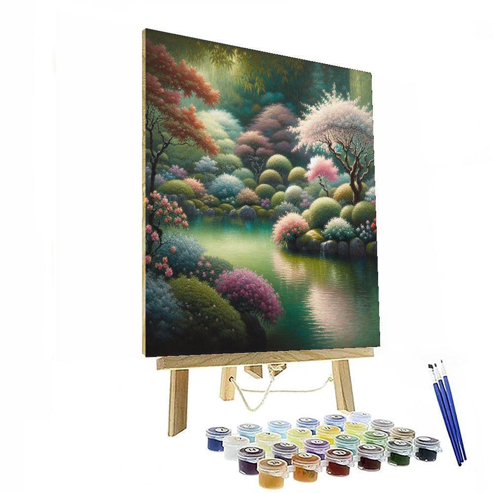 Harmonious Garden Escape DIY Paint By Numbers